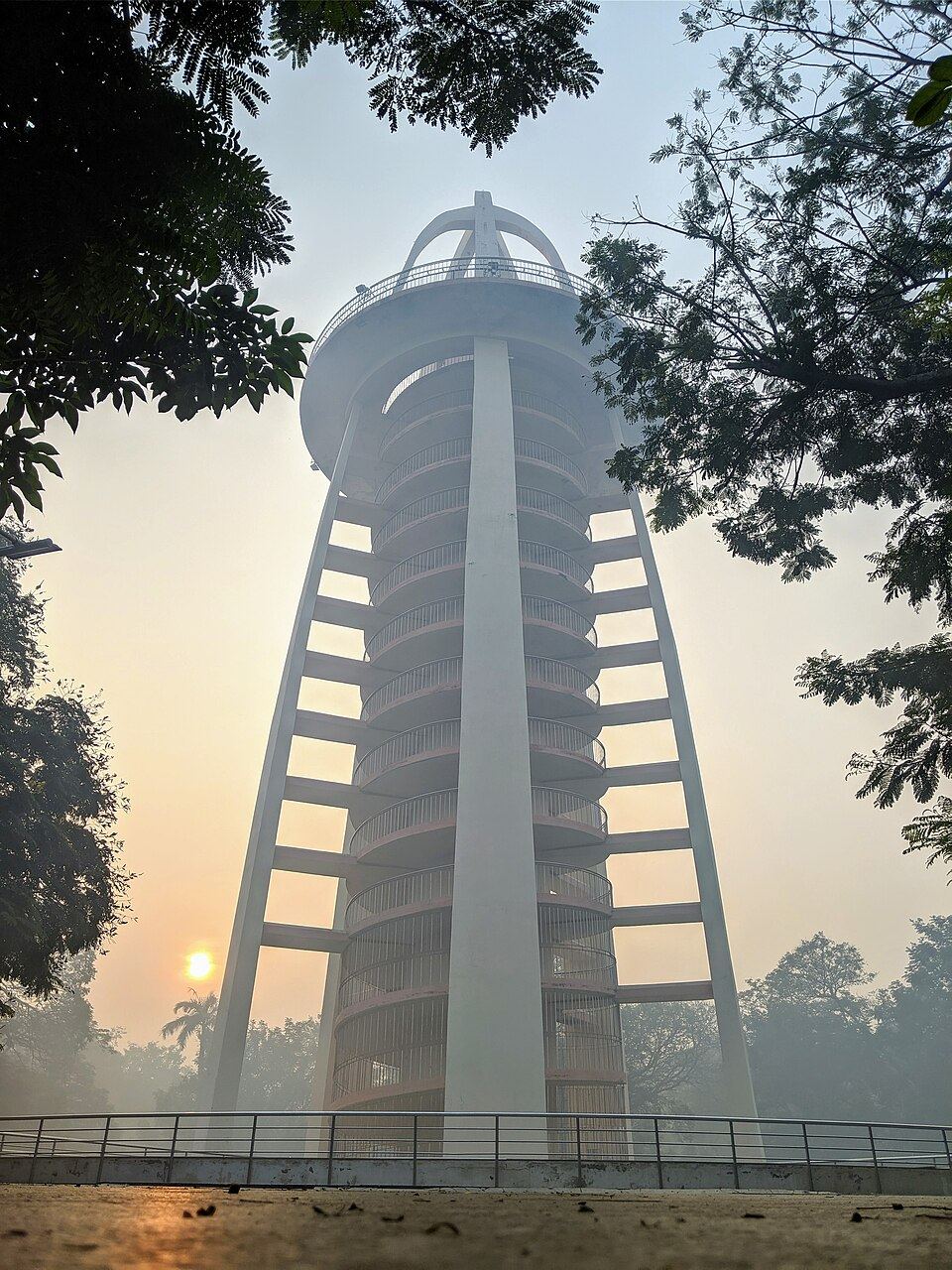 Anna Nagar Tower at golden hour